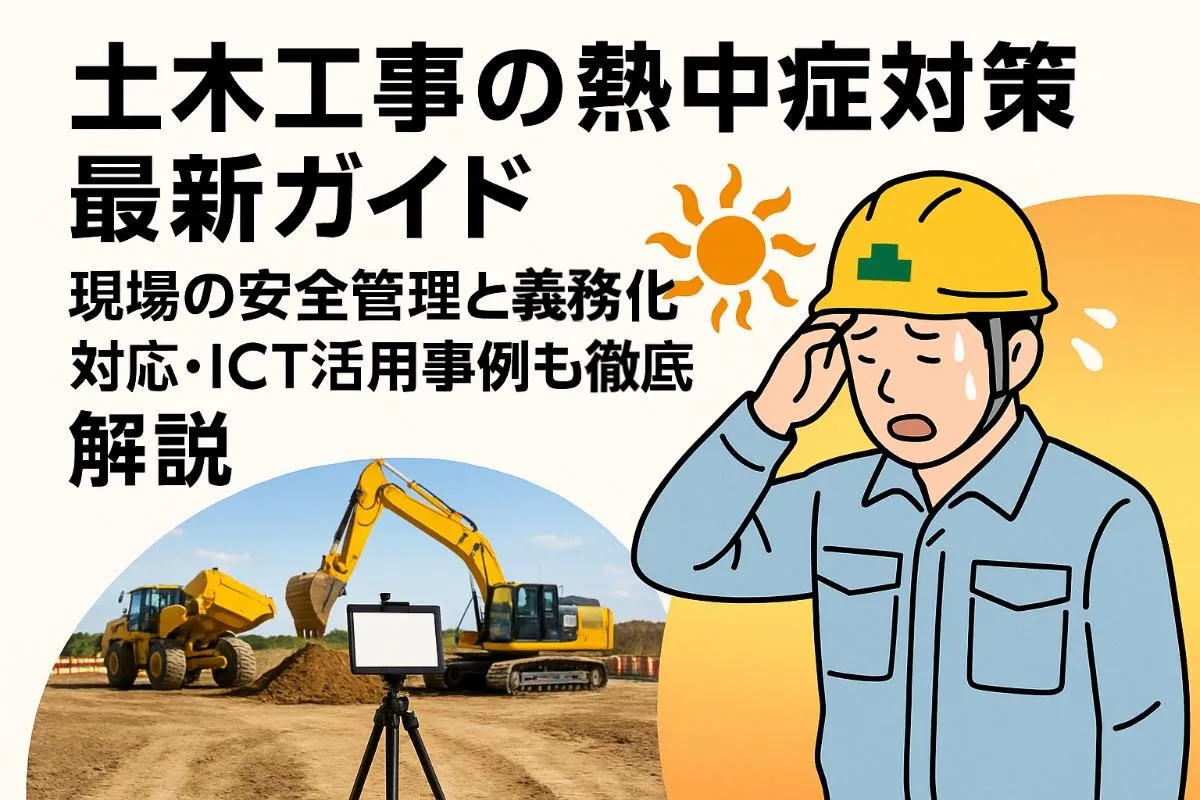 土木工事の熱中症対策最新ガイド｜現場の安全管理と義務化対応・ICT活用事例も徹底解説