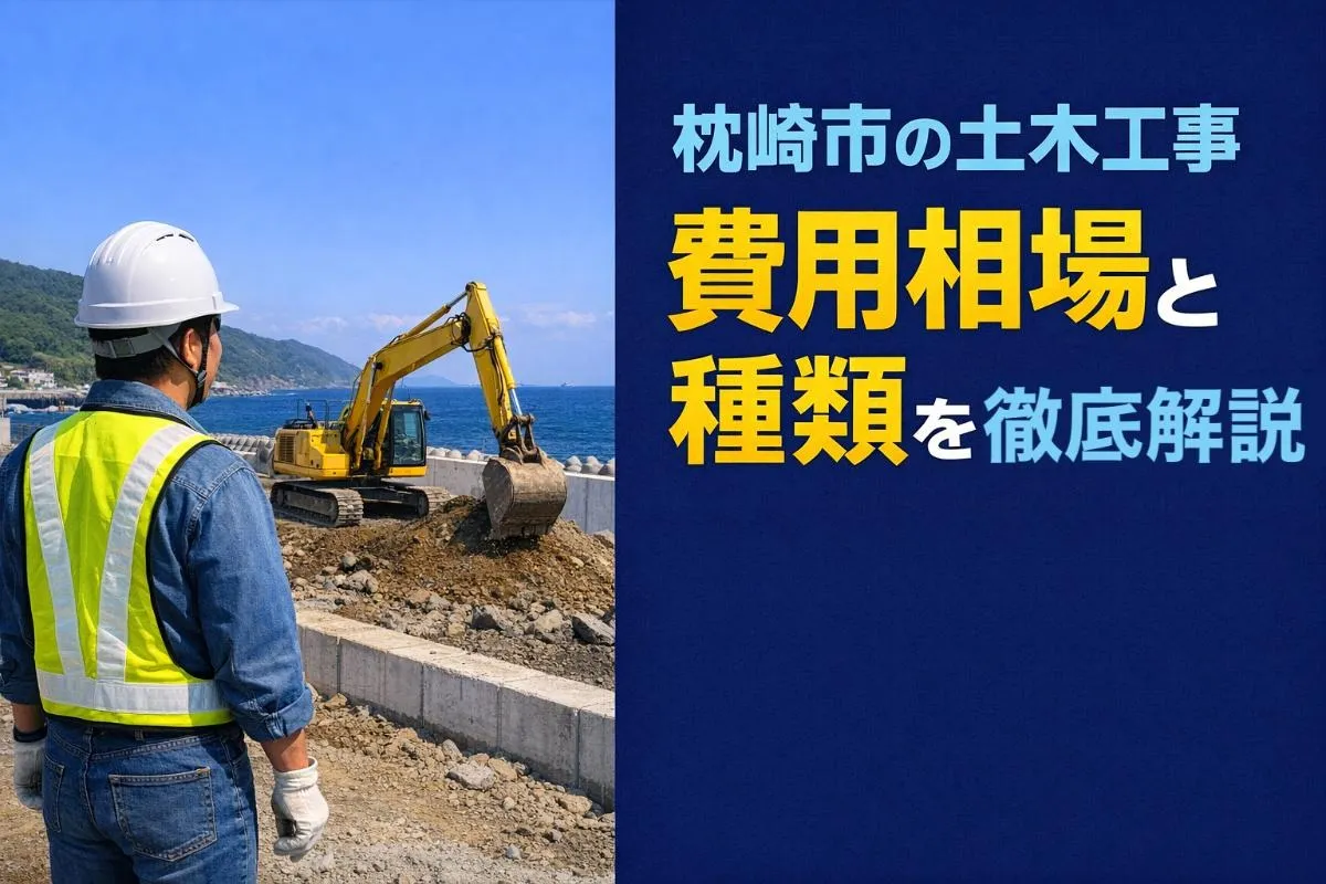枕崎市の土木工事の費用相場と種類を徹底解説｜信頼できる業者選びガイド