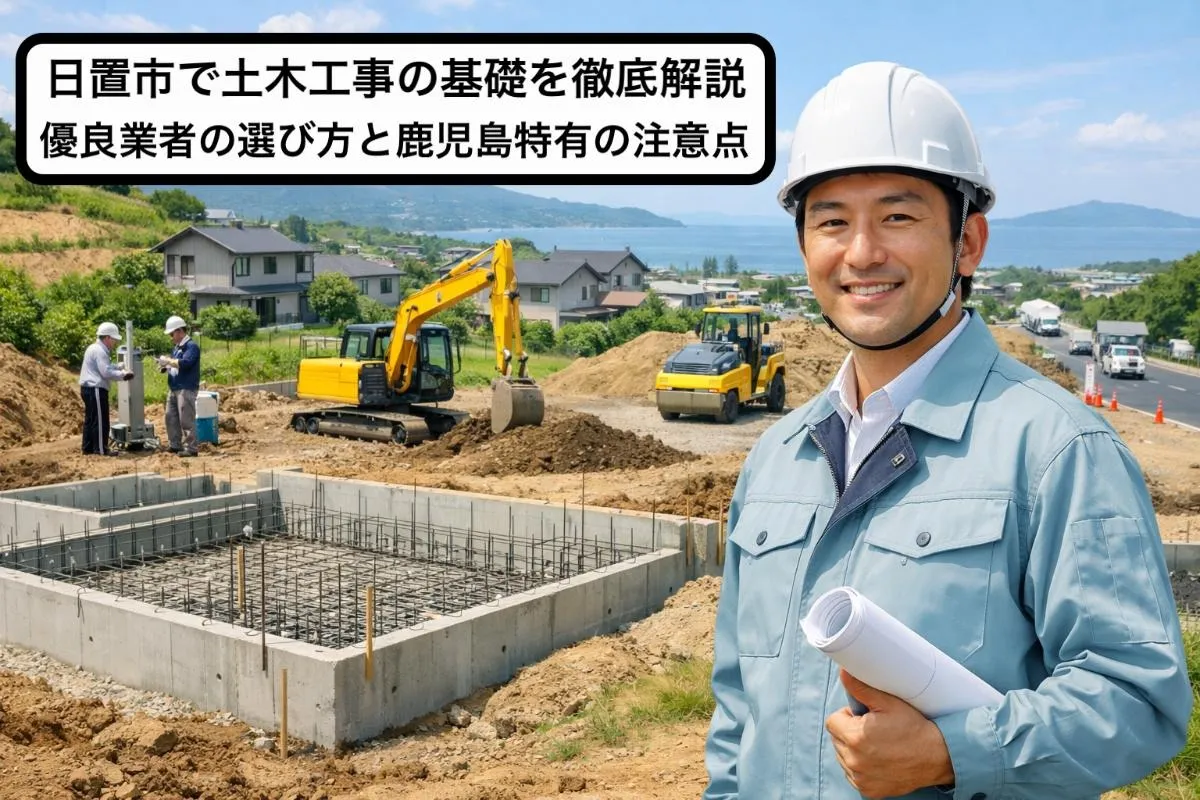 日置市で土木工事の基礎を徹底解説｜優良業者の選び方と鹿児島特有の注意点